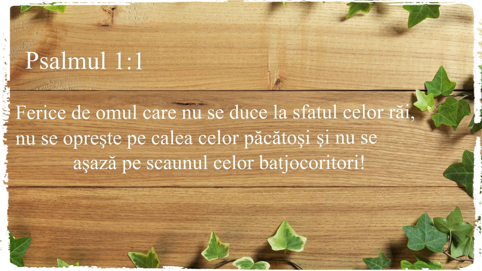 Psalmul 1 v1