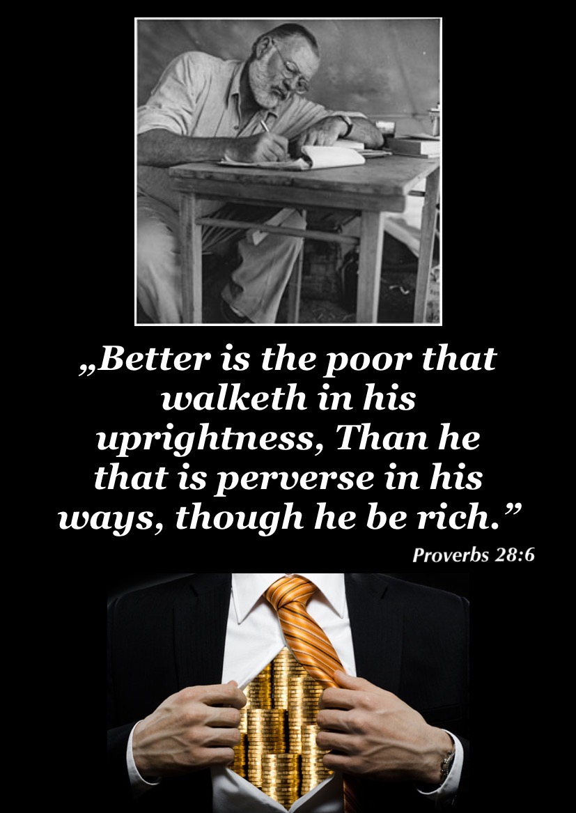 Better is the poor ..