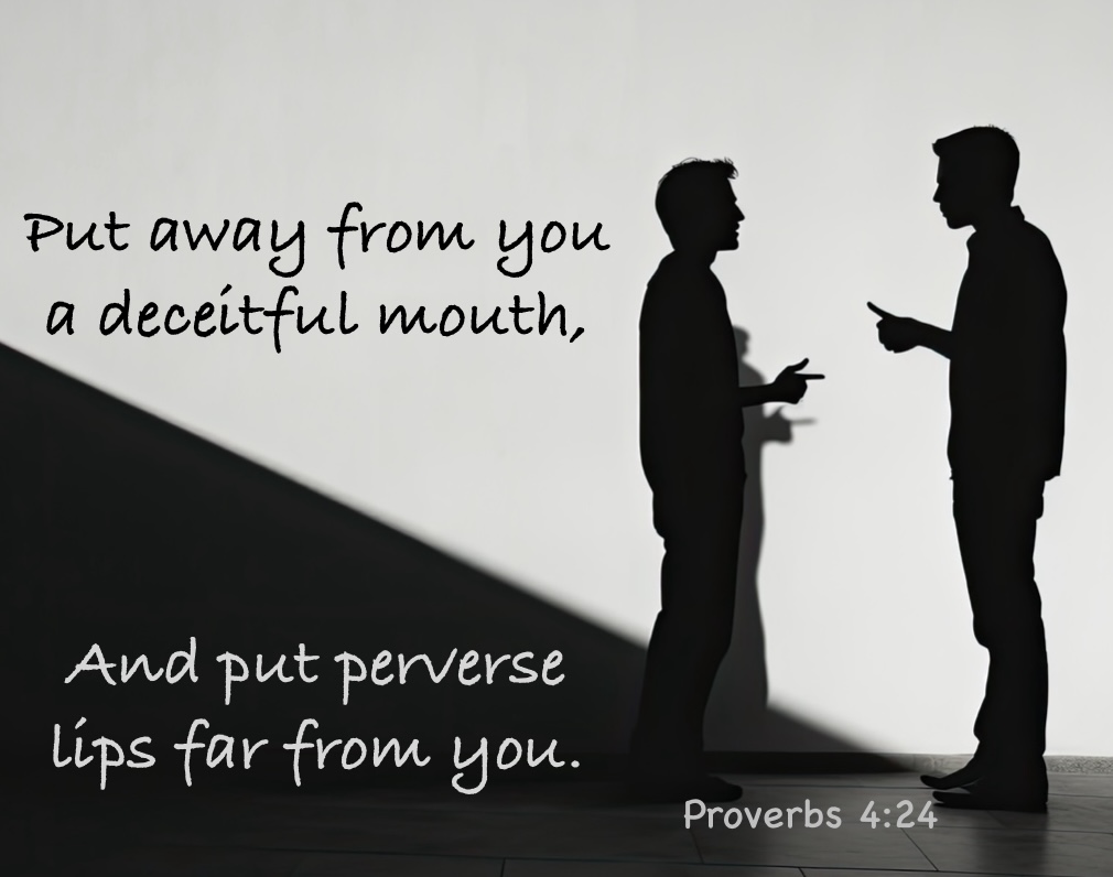 Put away from you a deceitful mouth