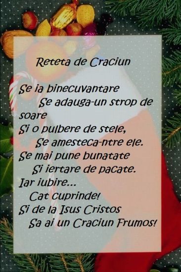 Reteta de Craciun