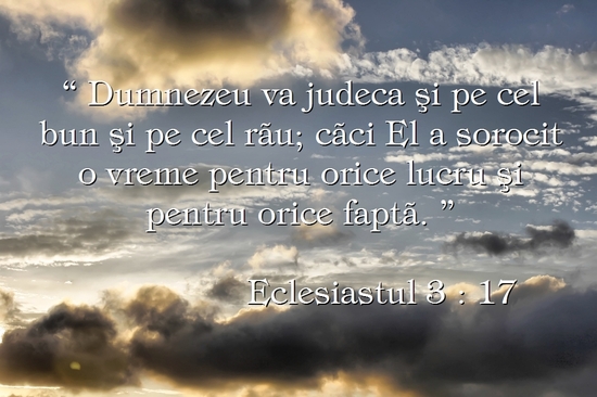Eclesiastul 3-17