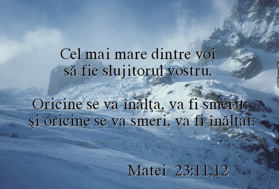 Matei 23-11,12